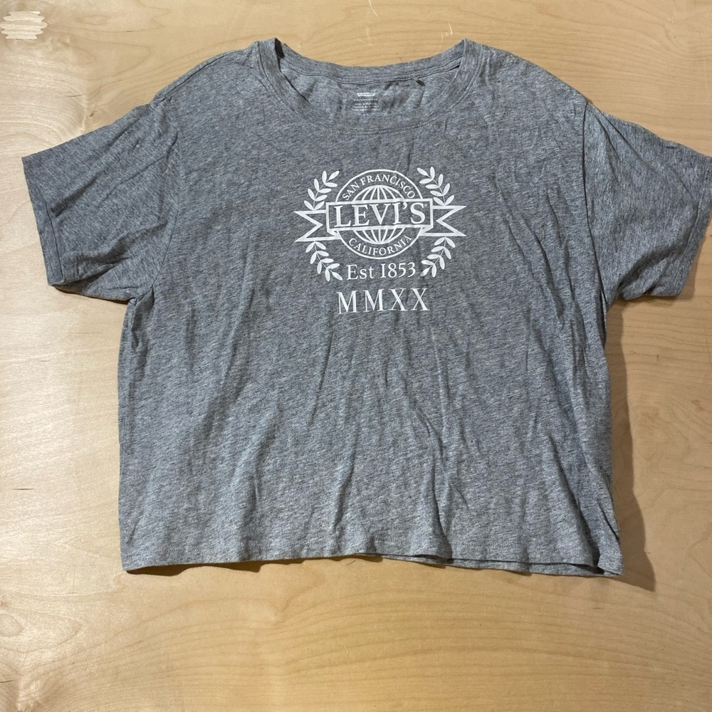 Levi's Heather Gray Tee Large (PB)